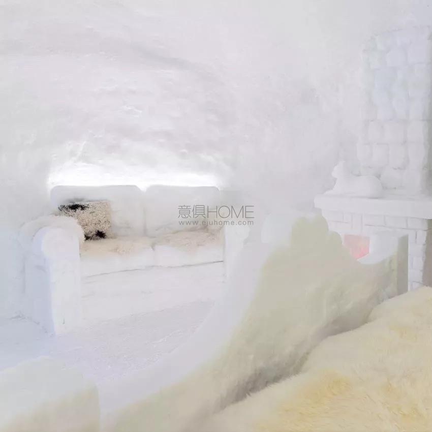 擺放在家中的意大利雪景