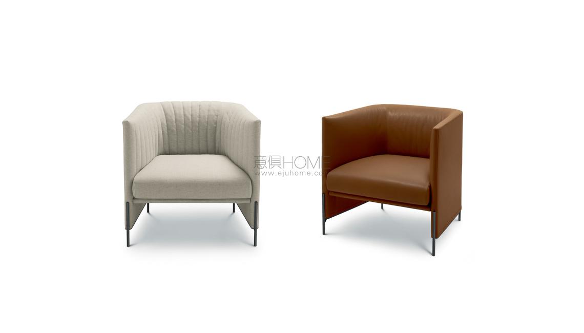 ALGON SCHIENALE BASSO扶手椅