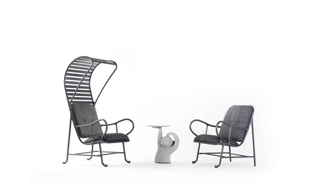 BUTACAS-SILLóN CON PéRGOLA GARDENIAS - INDOOR休閑椅