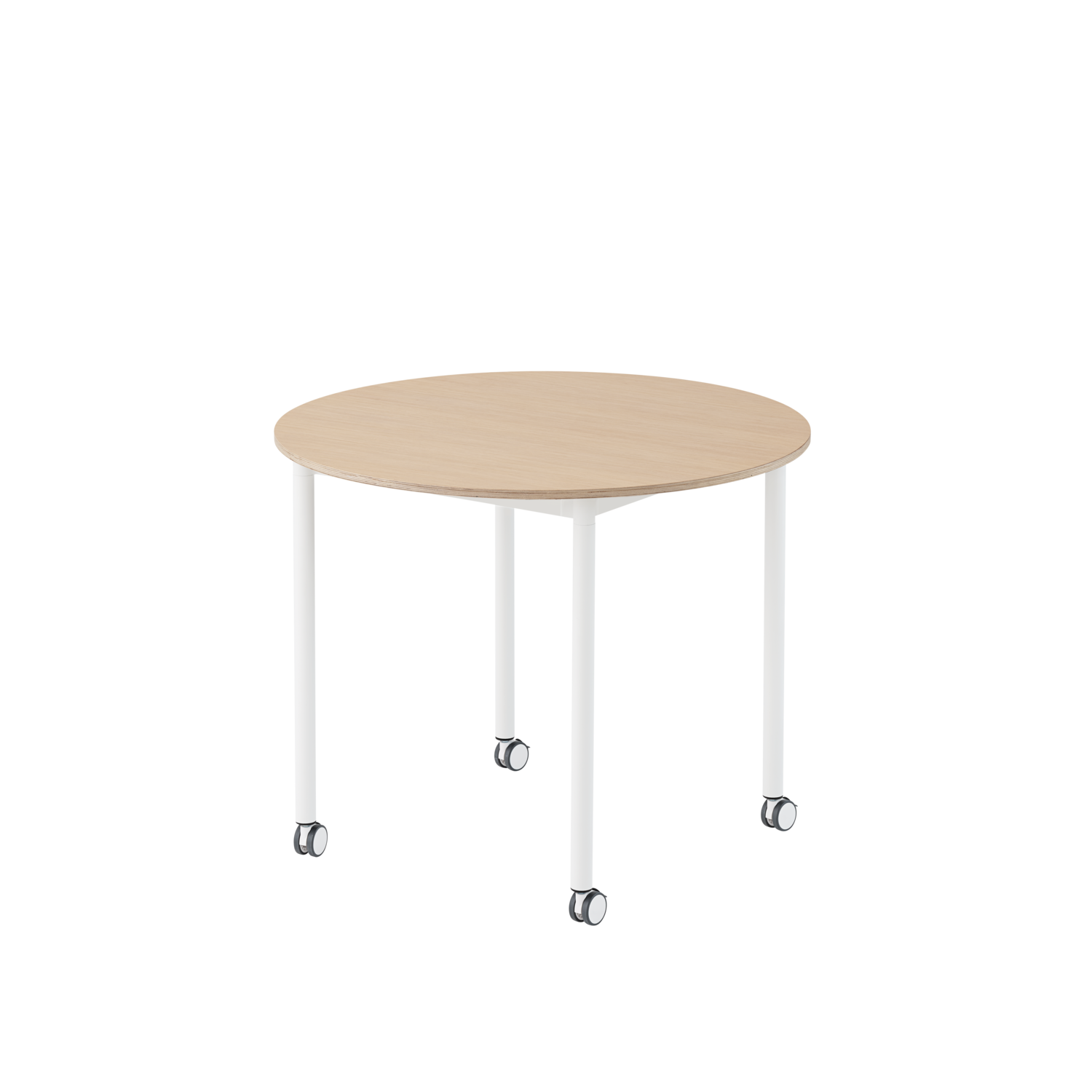 BASE ROUND TABLE With Castors圓餐桌
