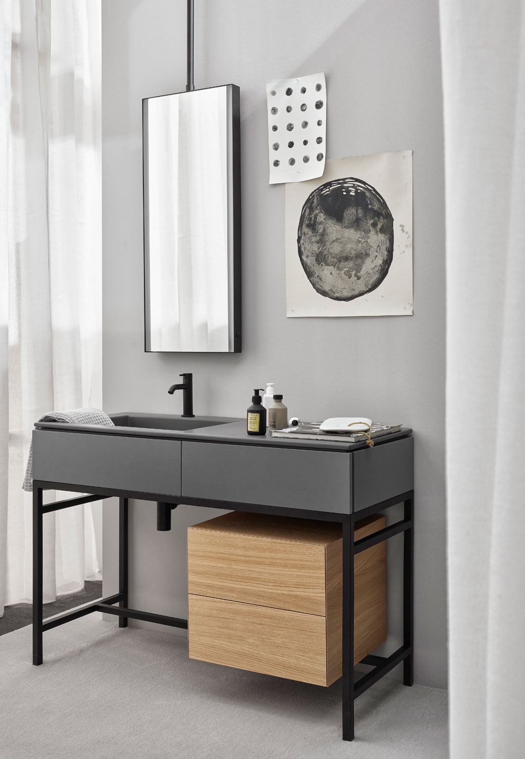 CIELOMilano帶柜子的洗臉盆