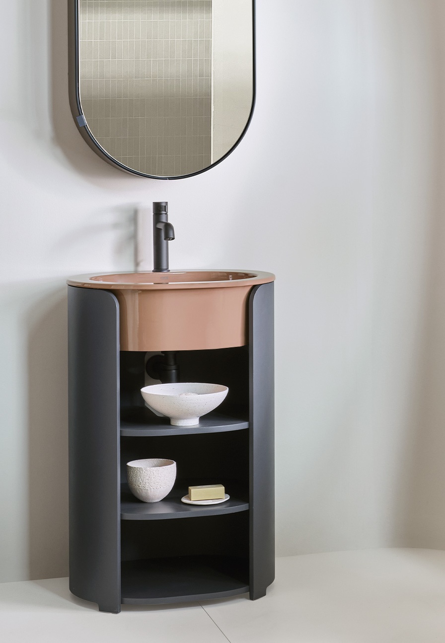 CIELOTiberio帶洗臉盆的柜子