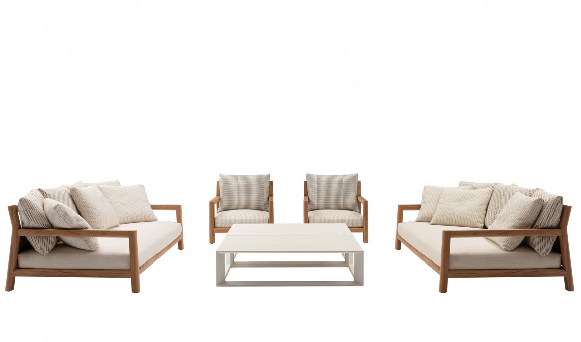 B&B ITALIAPablo Outdoor  多人沙發(fā)