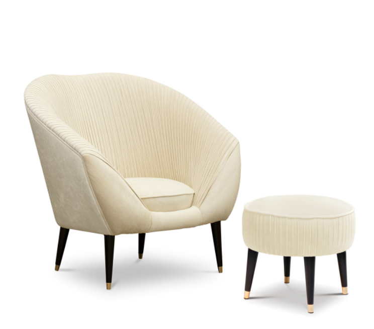 AUDREY CHAIR & FOOT REST扶手椅