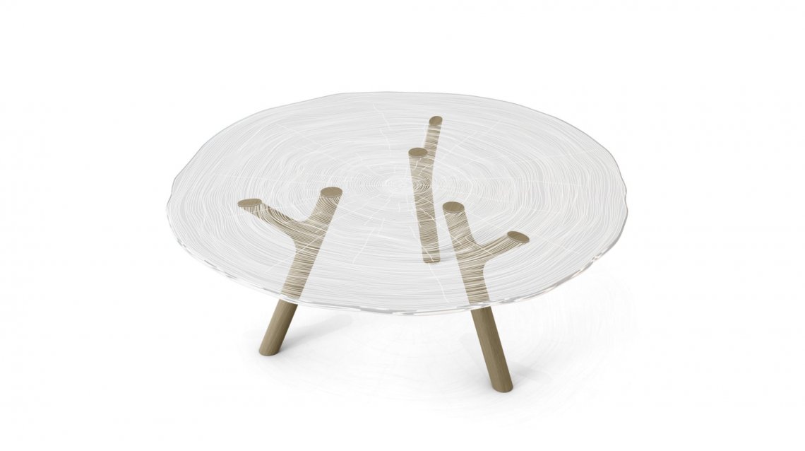 ROCHE BOBOIS,羅奇堡PLEXIWOOD茶幾