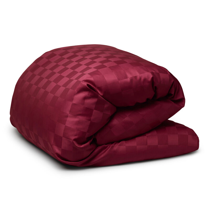 HASTENS格紋緞面羽絨被罩