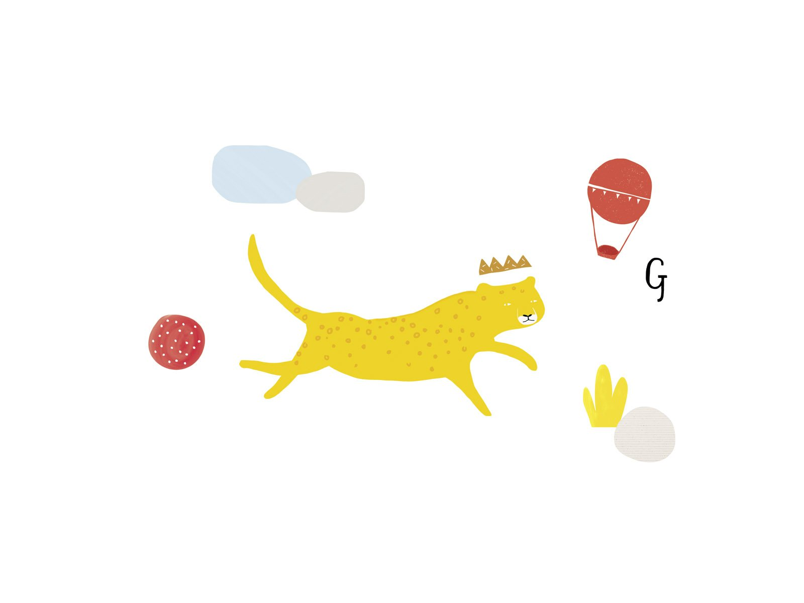 NIDISTICKER LEOPARD墻飾