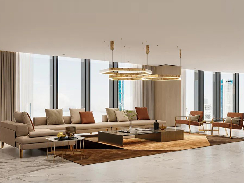 總裁風(fēng)大橫廳怎么裝？看意式輕奢如何把高級感拉滿 | Minotti、HENGE