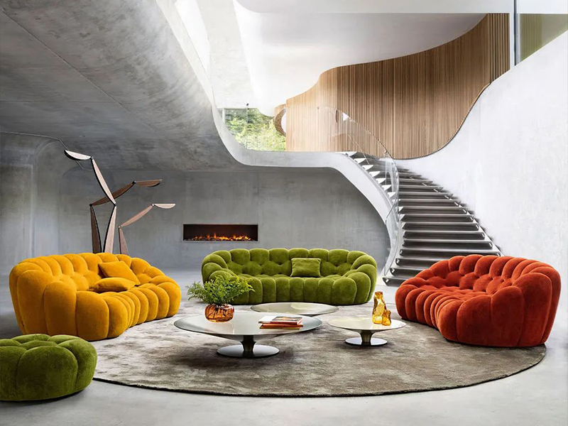 羅奇堡泡泡沙發(fā)換新衣啦，毛茸茸的質(zhì)感好驚喜！