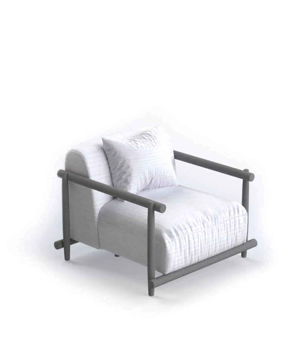 UnopiuPoltrona Davos休閑椅