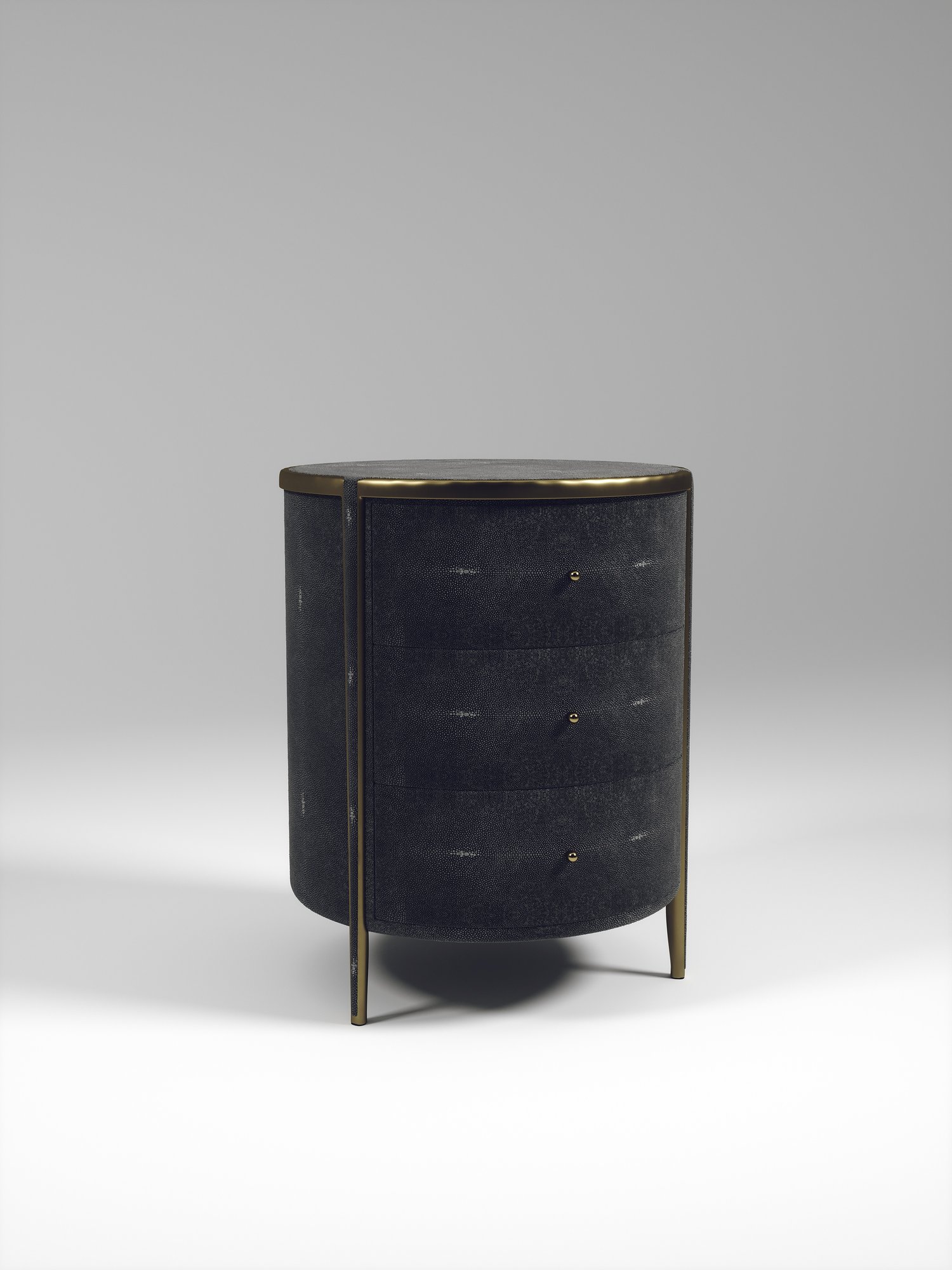 R&Y AugoustiMelting Round Bedside Table床頭柜